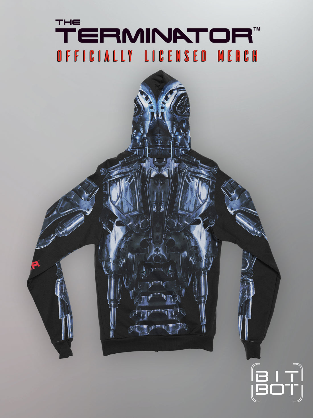 The Terminator - T-800 Endoskeleton Zip-Up Hoodie