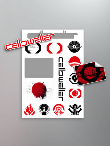 Celldweller - Satellites Sticker Sheet