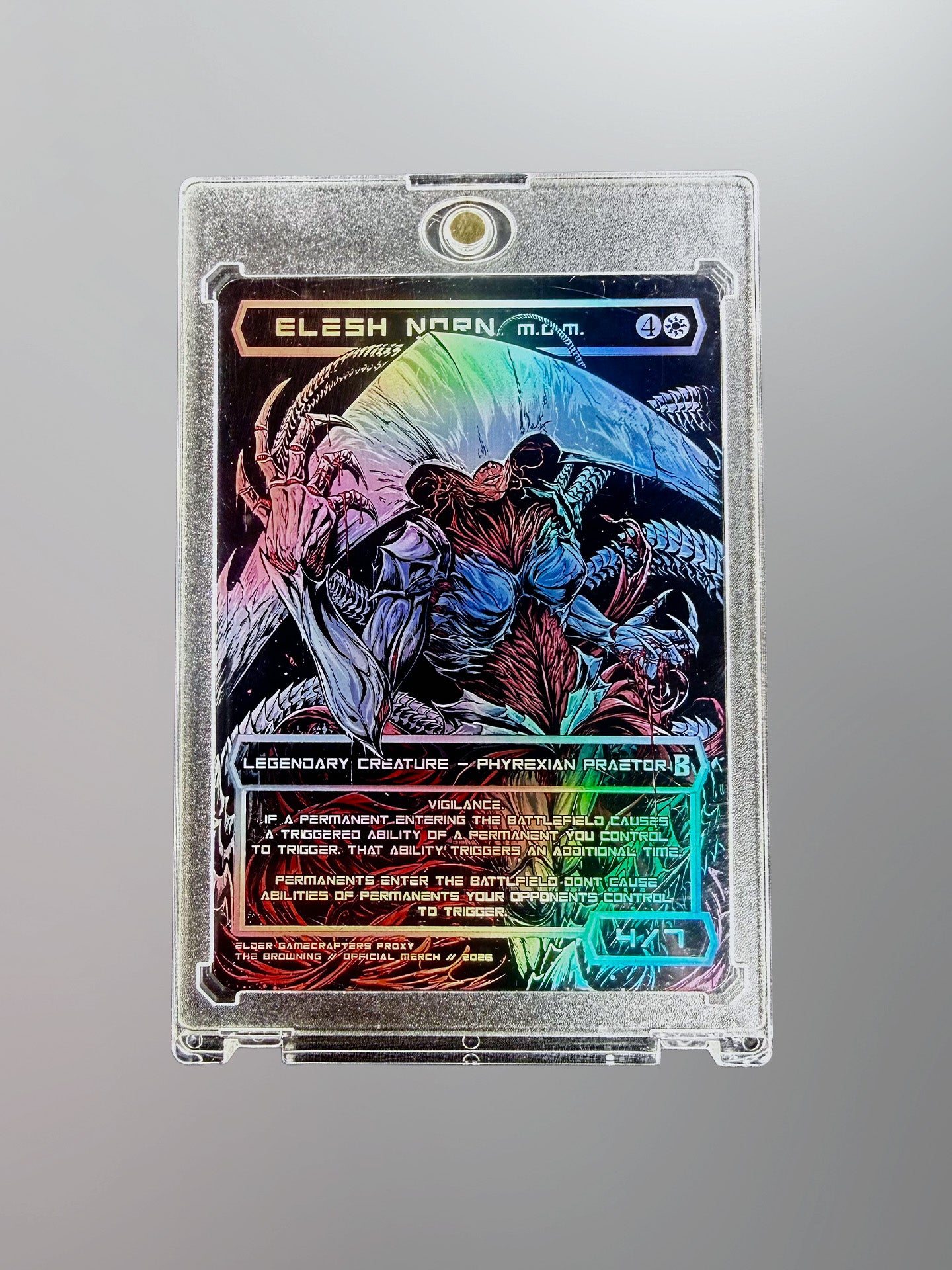 mtg elesh norn cards The Browning - The Browning Style:Art Print Only (No Case) sheoldred Creatures your opponents control FOIL] Ellie and Alan,