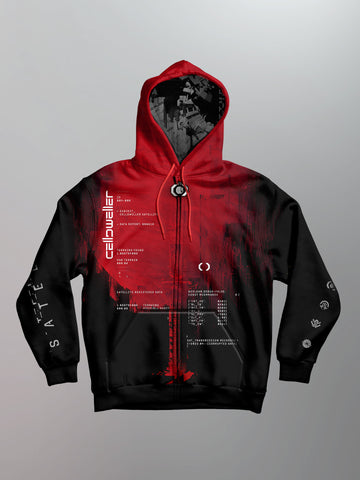 Celldweller - Satellites Zip-Up Hoodie