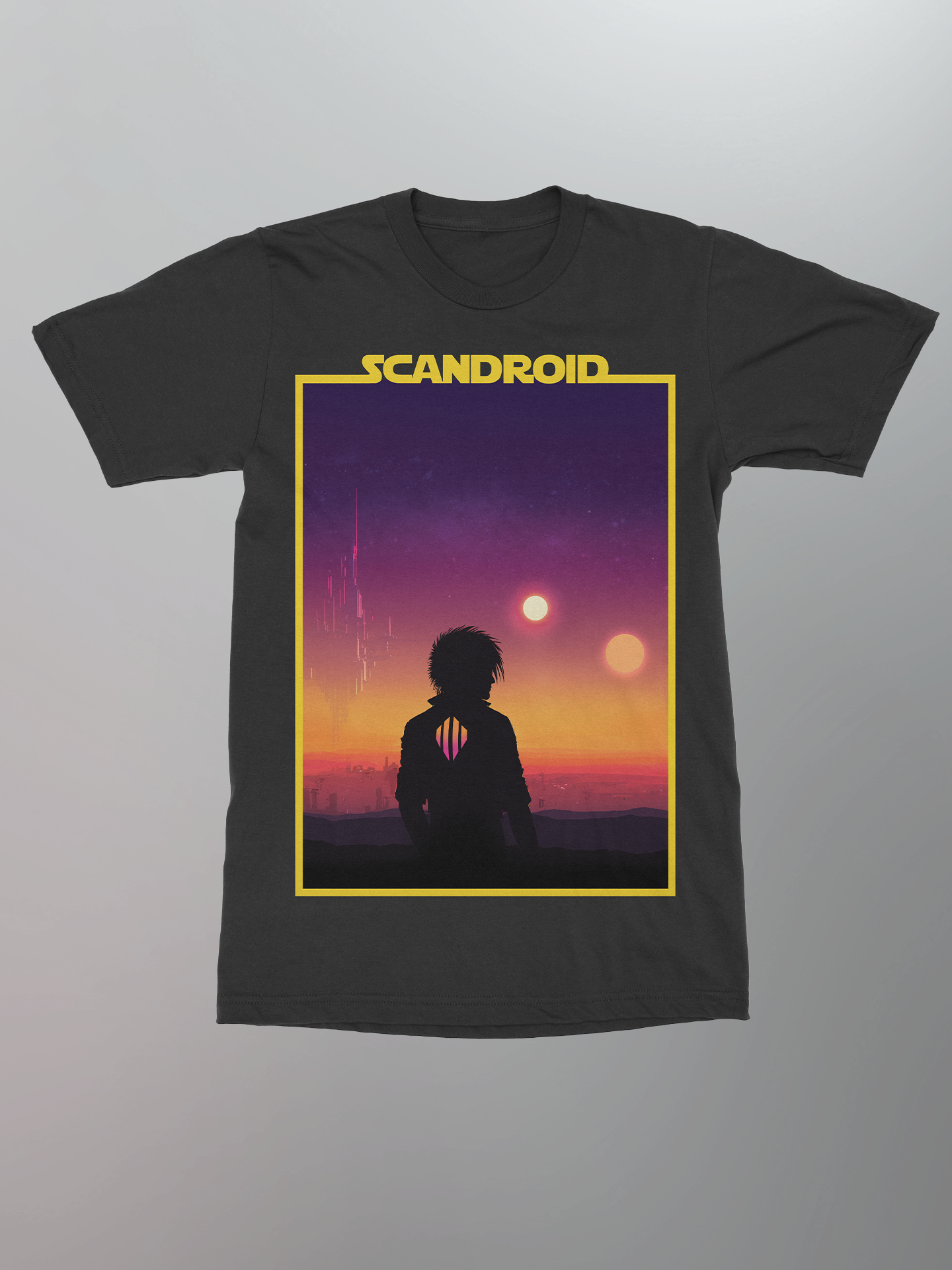 Scandroid - Binary Sunset Shirt