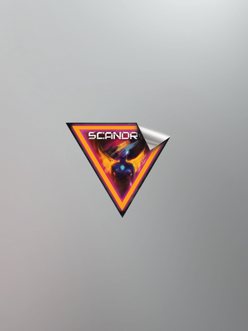 Scandroid - Dreams in Monochrome 5" Die Cut Vinyl Sticker