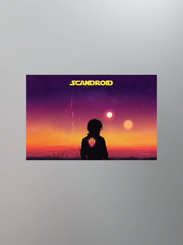 Scandroid - Binary Sunset 11x17