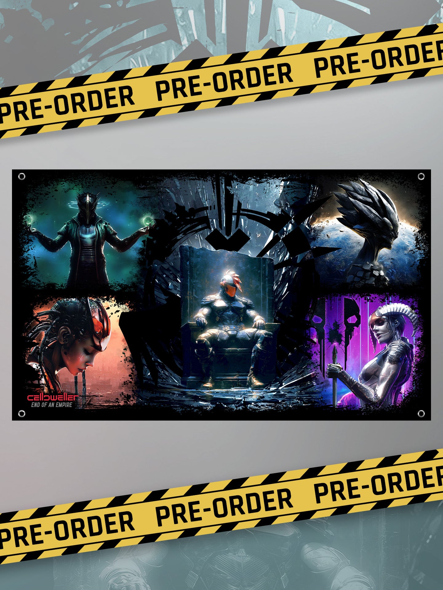 Celldweller - End of an Empire 3x5 Wall Flag