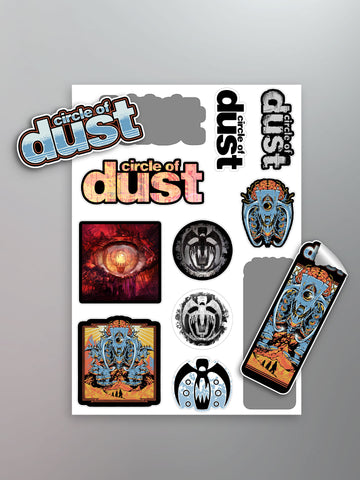 Circle of Dust - Cranial Tyrant Sticker Sheet