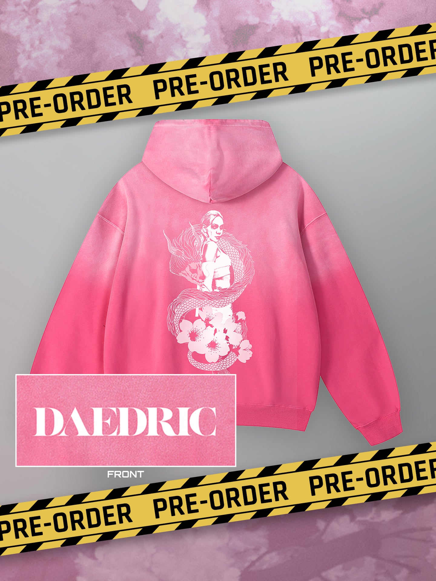 Daedric - Blossom Hoodie [Sunfade Pink]
