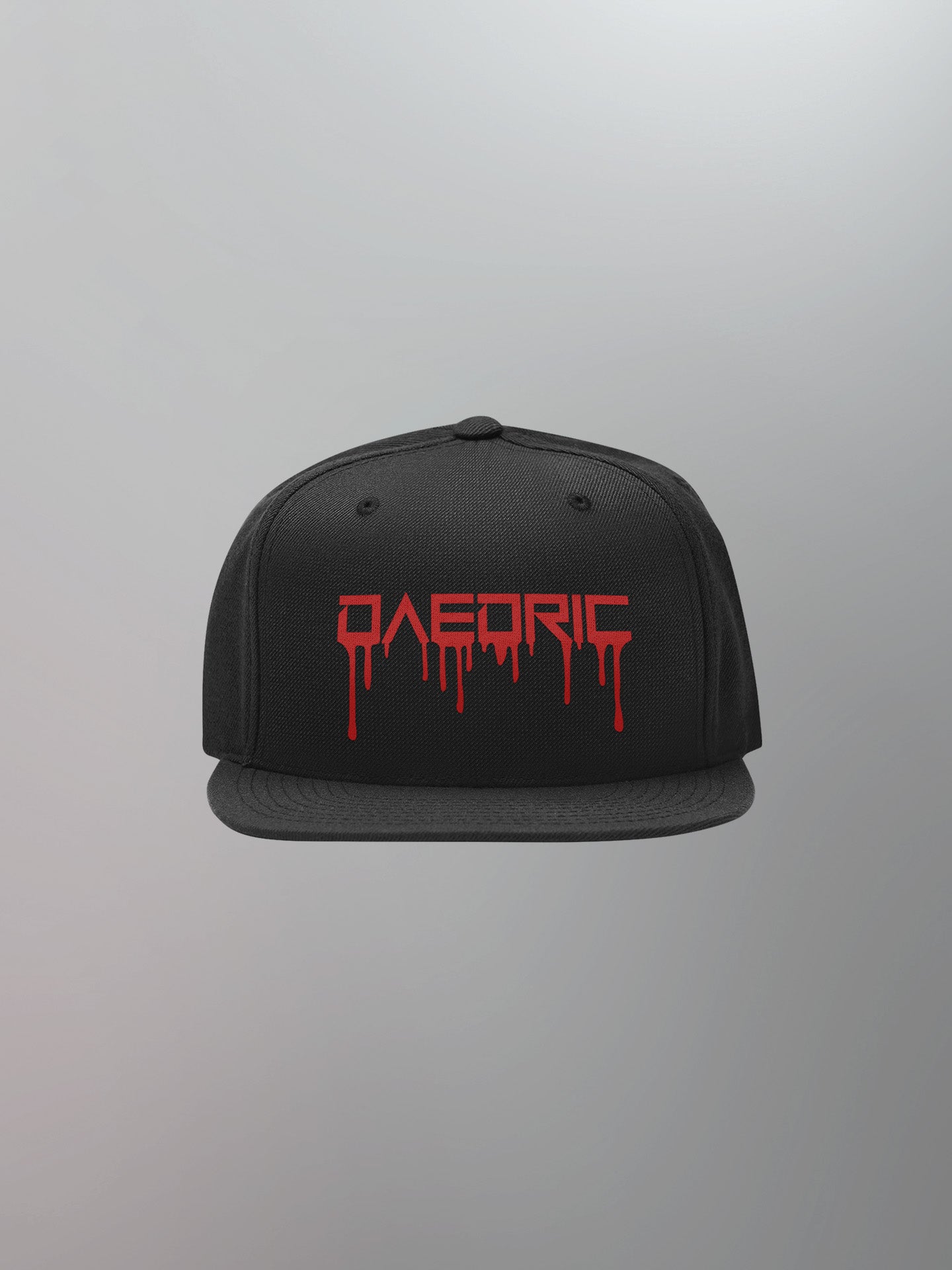Daedric - Drip Logo Snapback Hat [Red]