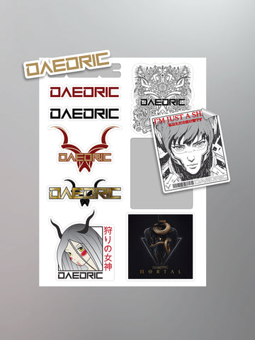 Daedric - Mortal Sticker Sheet