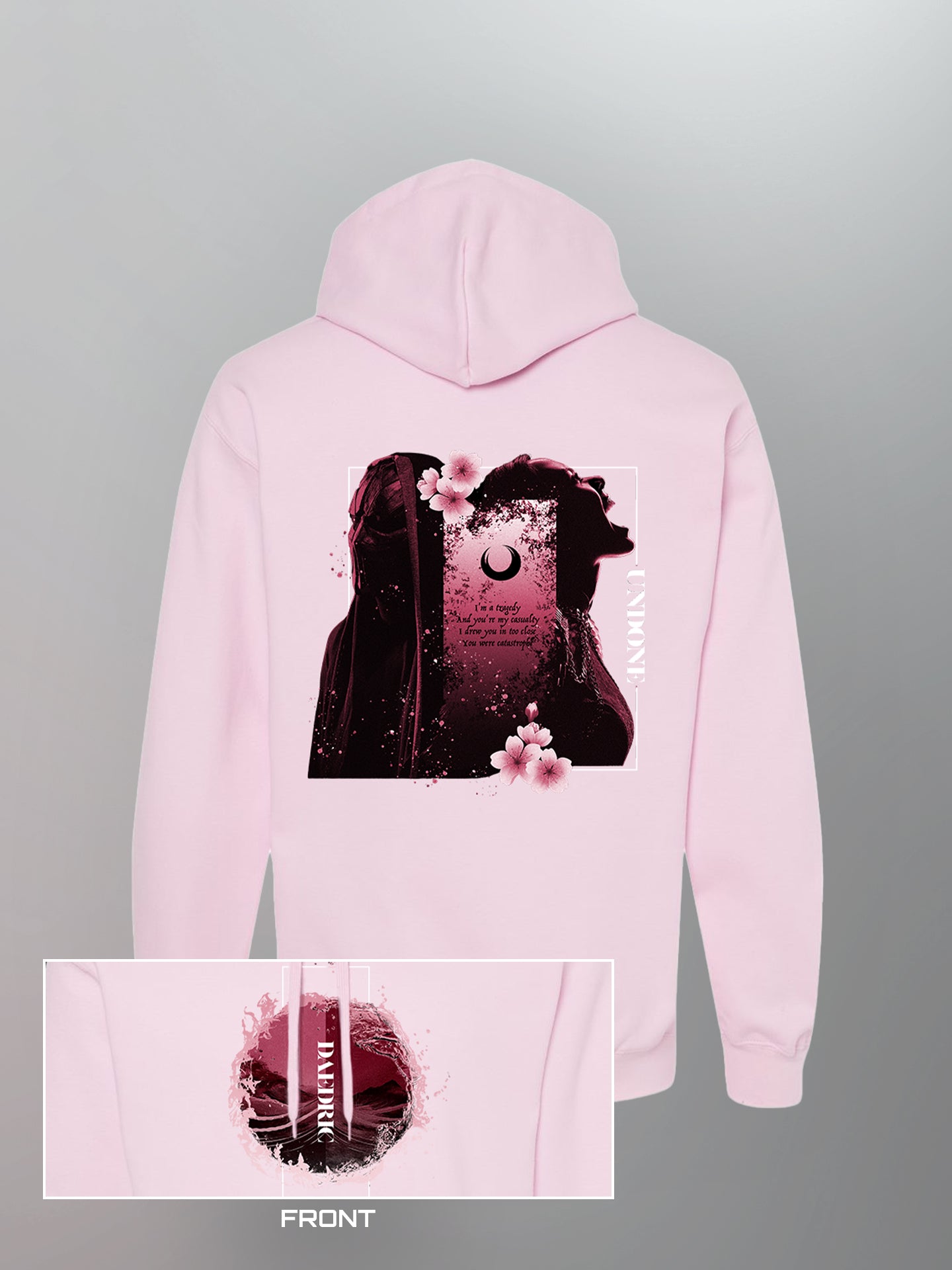 Daedric - Undone Hoodie [Pink]