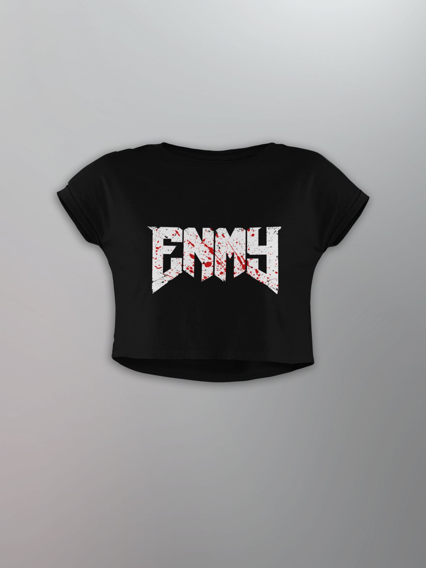 ENMY - DOOM Splatter Women's Crop Top