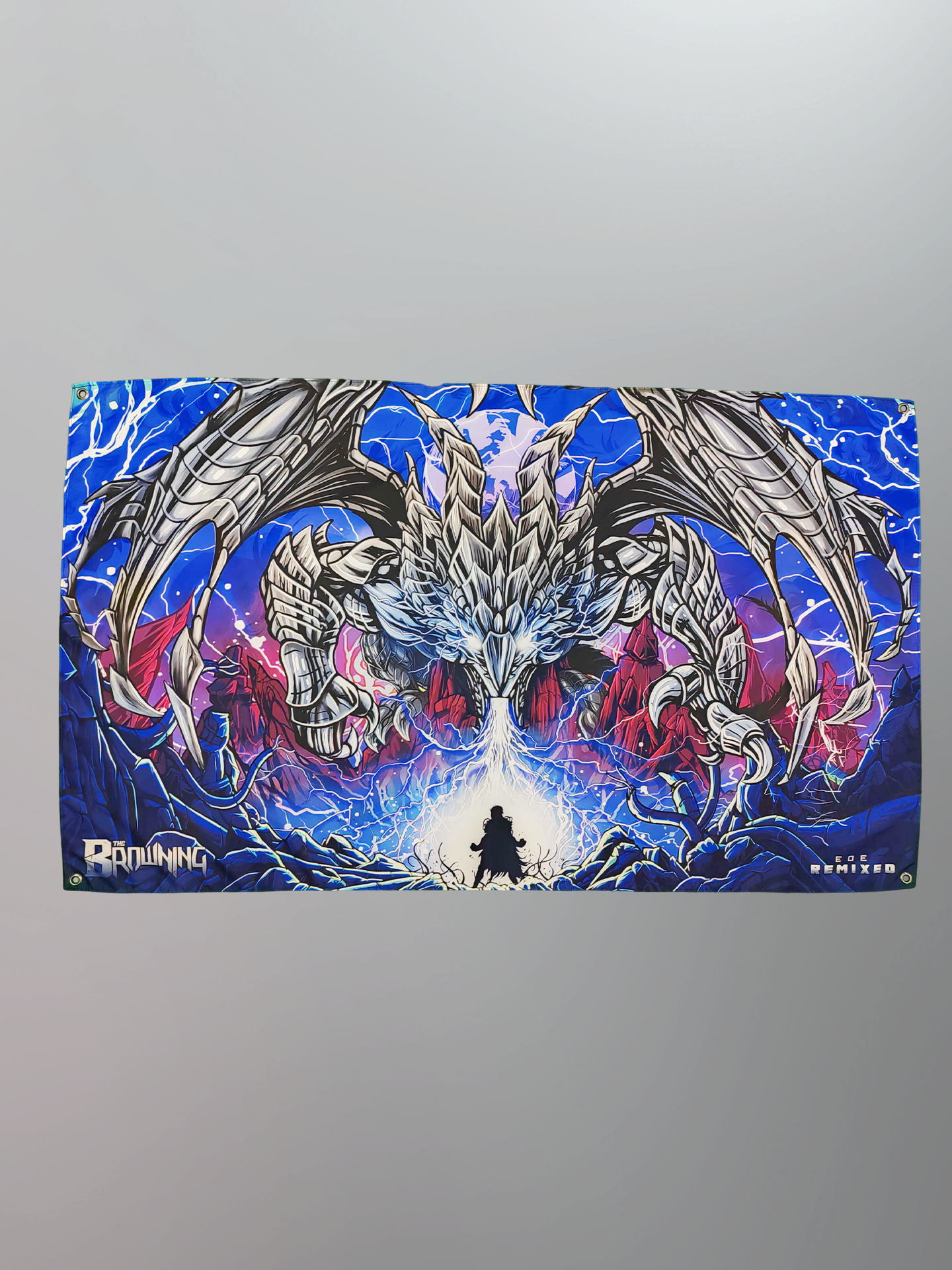 The Browning - End of Existence Remixed 3x5 Wall Flag