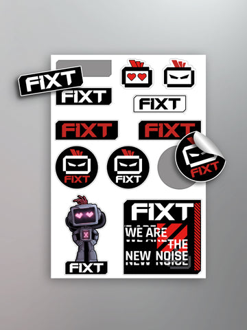 FiXT - We Are The New Noise Sticker Sheet