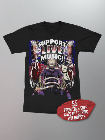 FiXT - Support Live Music Frankenstein Shirt [Color]