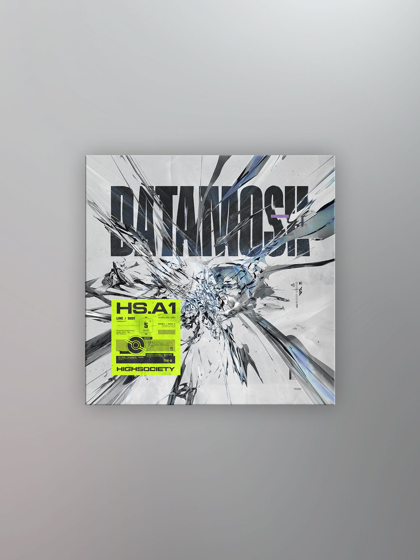 HIGHSOCIETY - DATAMOSH Canvas Art Print