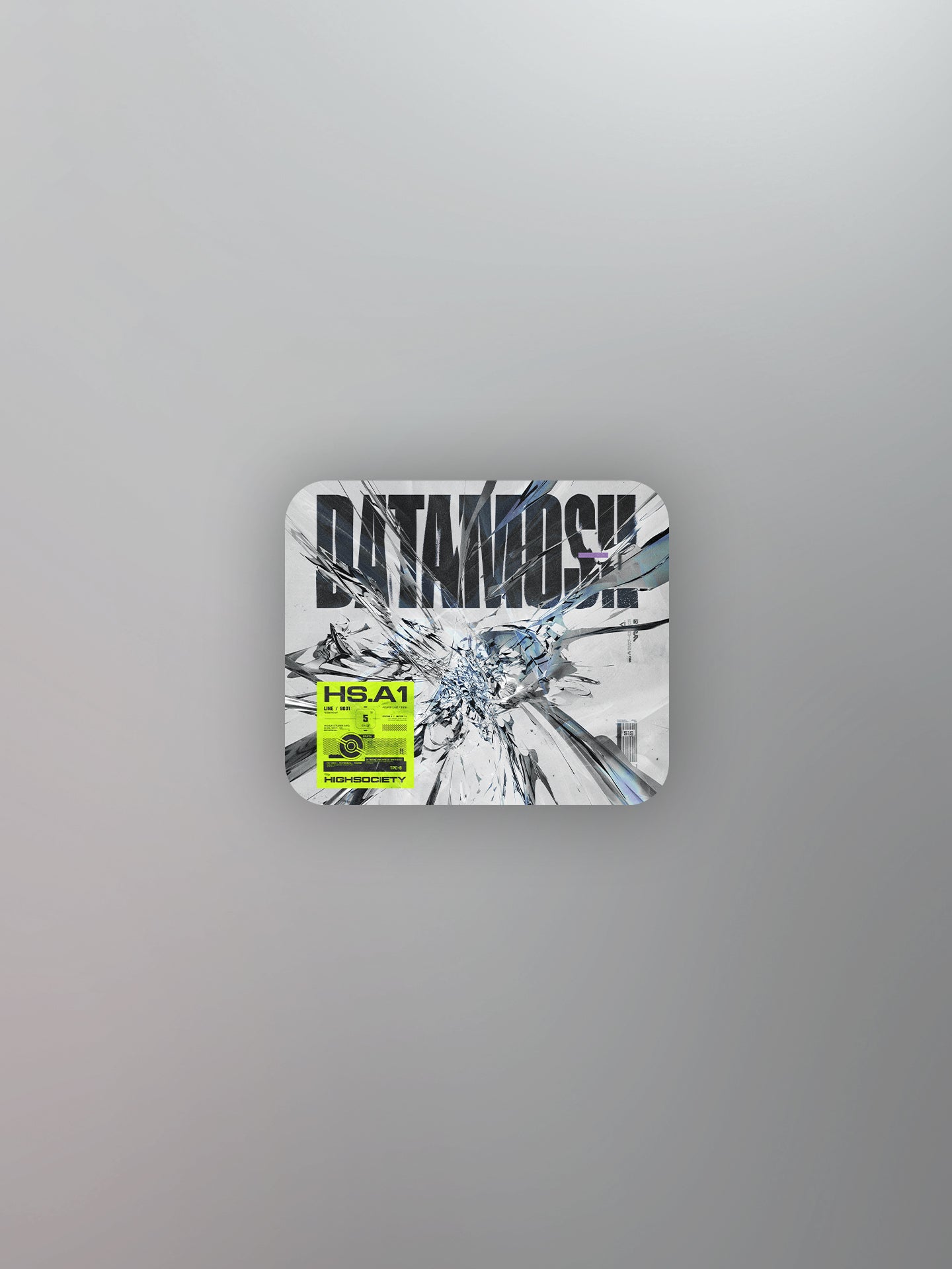 HIGHSOCIETY - DATAMOSH Mousepad