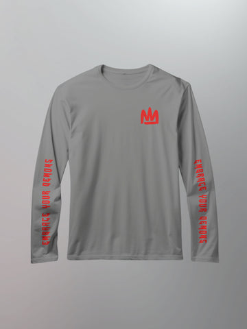 Izzy Reign - Embrace Your Demons L/S Shirt [Charcoal]