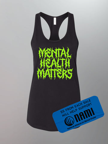 FiXT - Mental Health Matters Women's Tank [Lime Green]