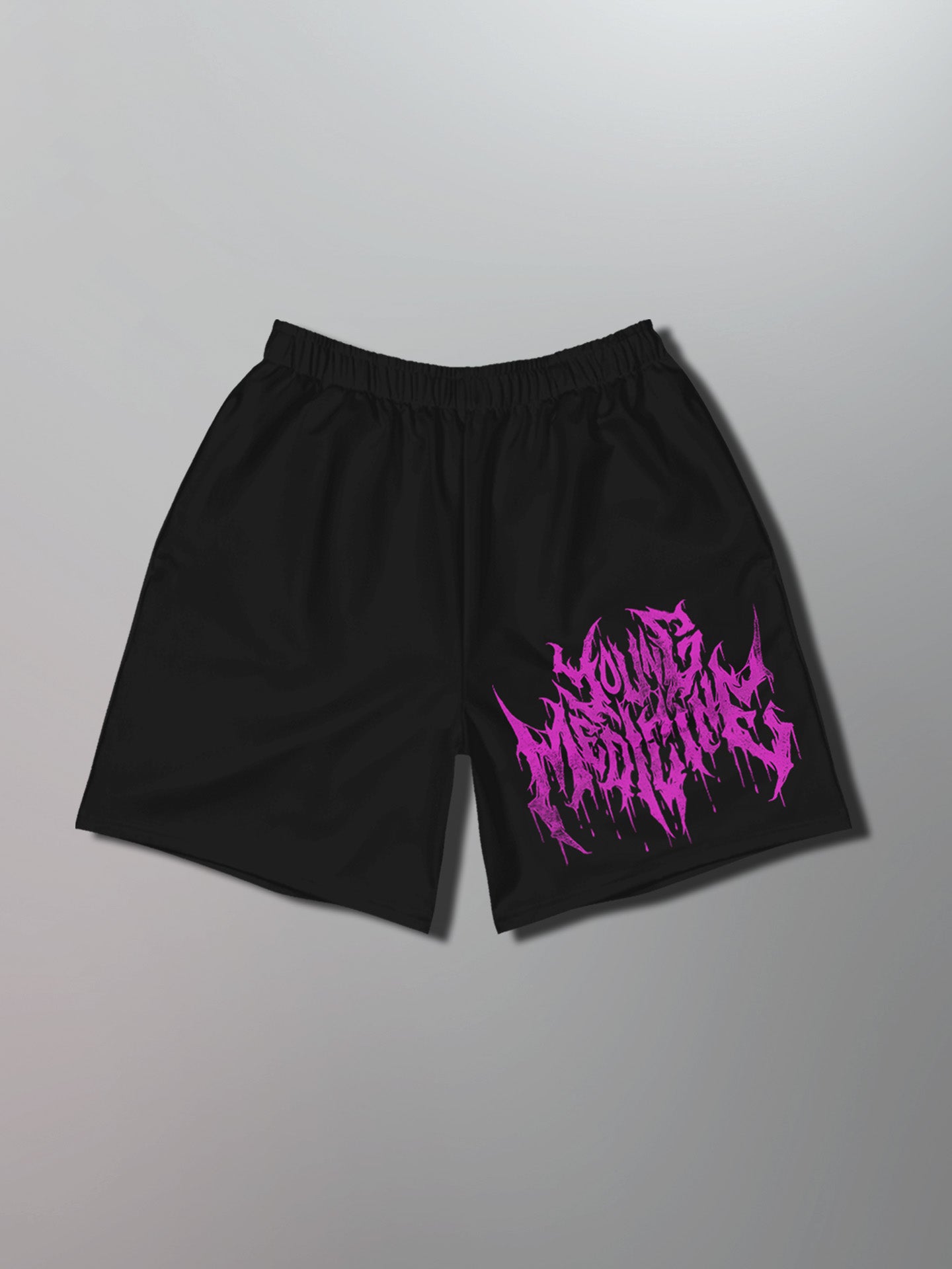 Young Medicine - Pink Logo Shorts