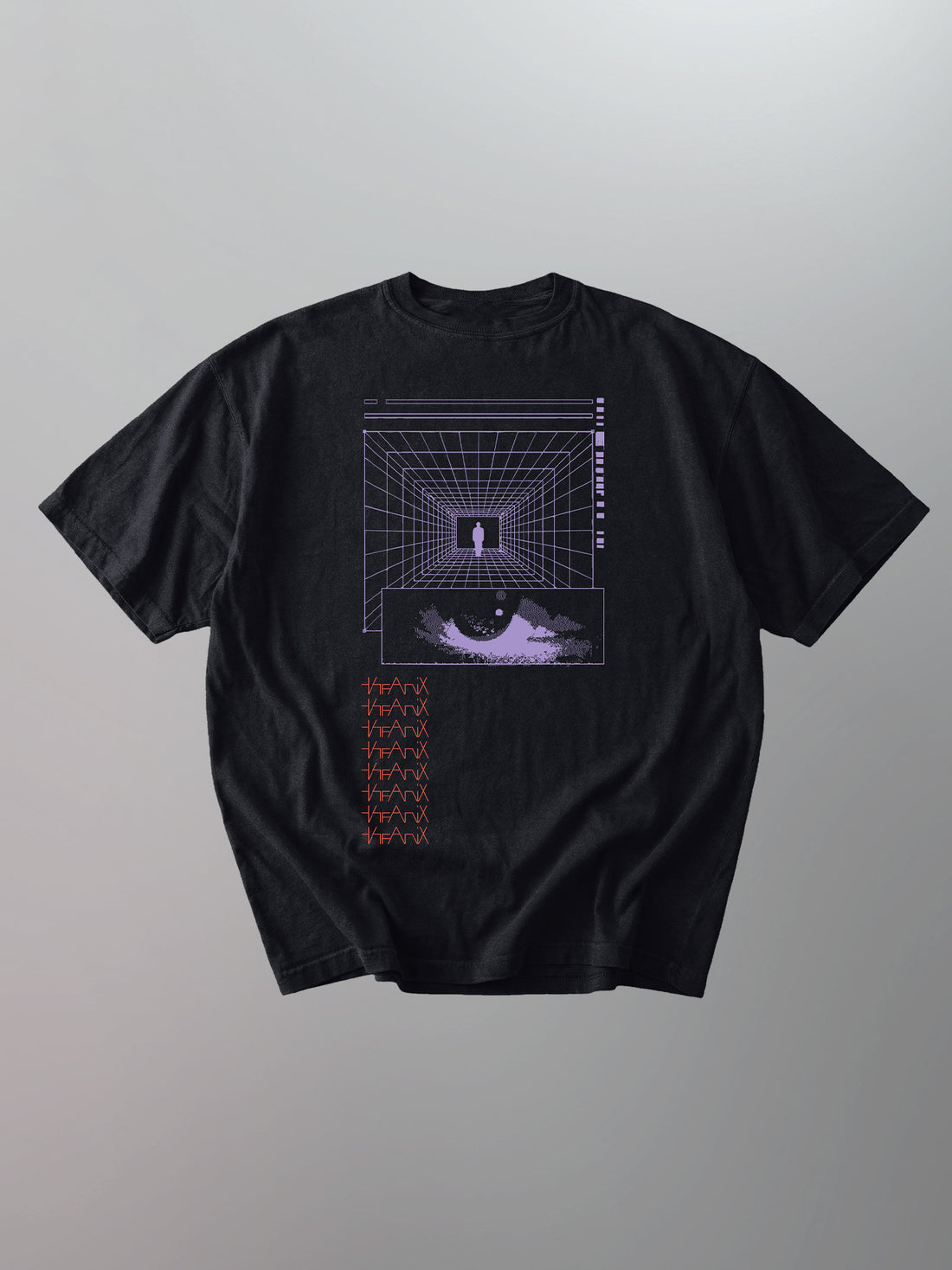 The Anix - Purple Eye Grid Shirt