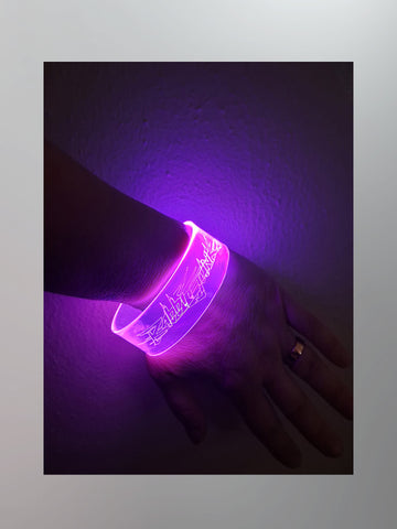 Rabbit Junk - Pink LED Wristband