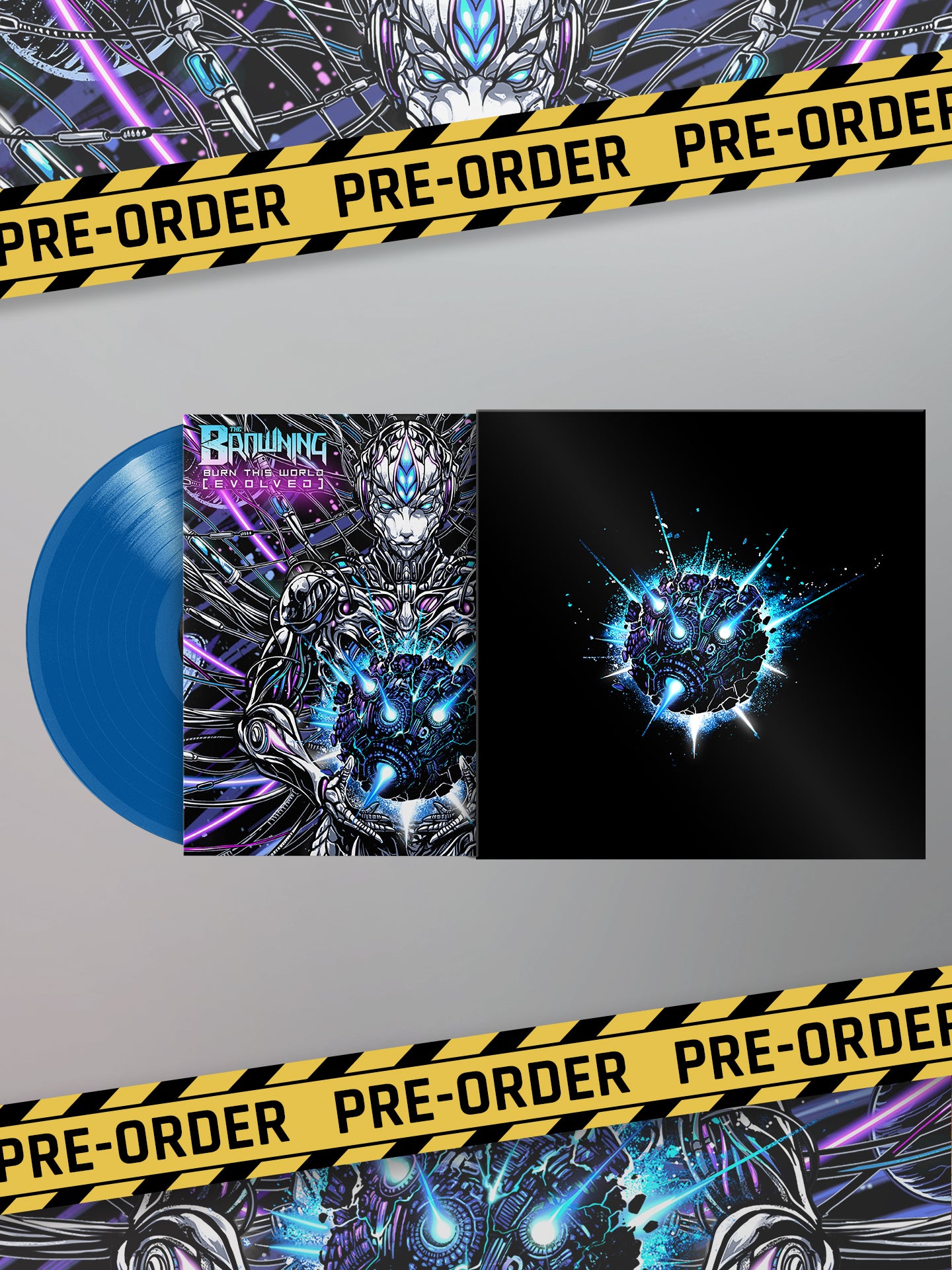 The Browning - Burn This World [EVOLVED] - Limited Edition Vinyl - Cobalt Blue