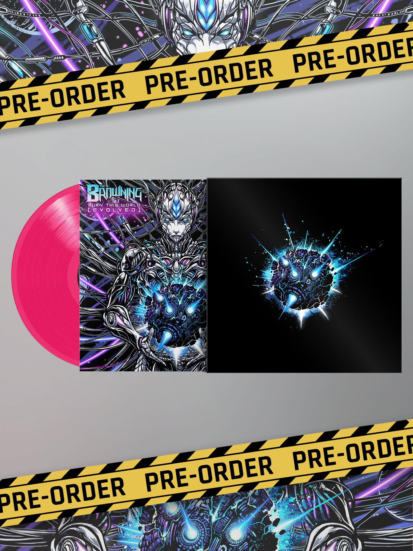 The Browning - Burn This World [EVOLVED] - Limited Edition Vinyl - Neon Magenta