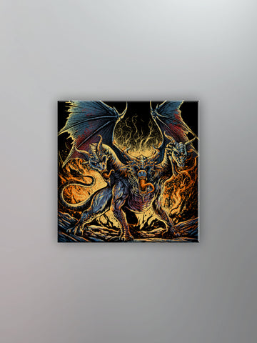The Browning - OSRS MAX King Black Dragon Canvas Art Print