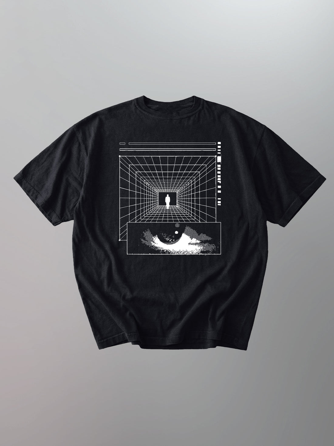 The Anix - White Eye Grid Shirt