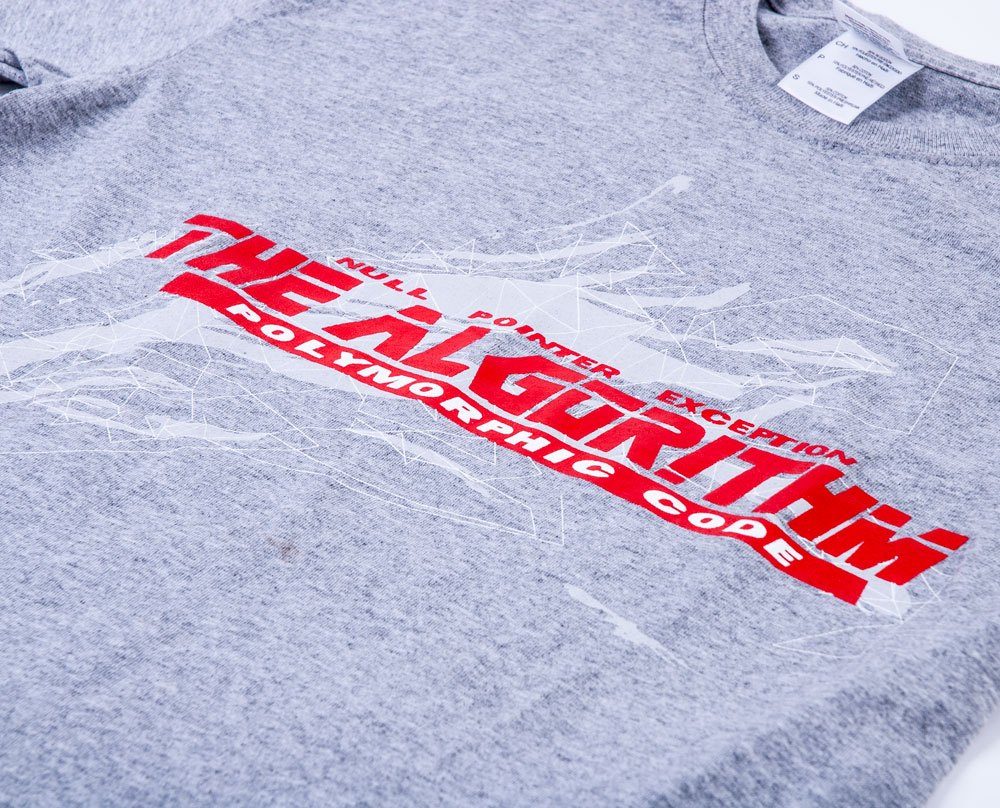 The Algorithm - Polymorphic Code Grey Shirt