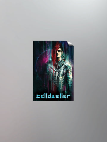 Celldweller - Down To Earth 4x6" Sticker