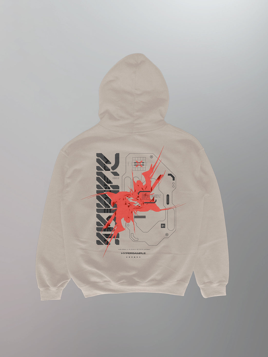 HIGHSOCIETY - HYPERSAMPLE Hoodie [Sand]