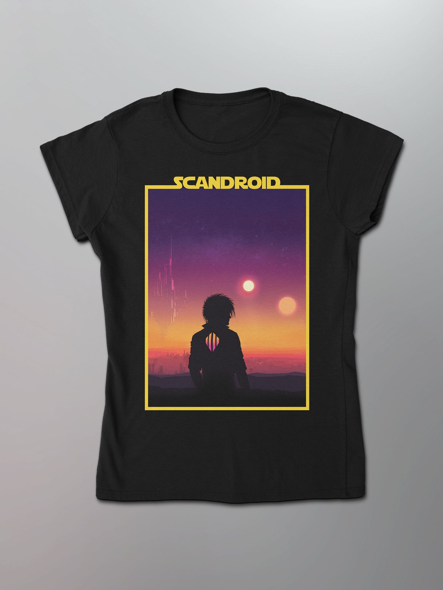 Scandroid - Binary Sunset Women's Shirt