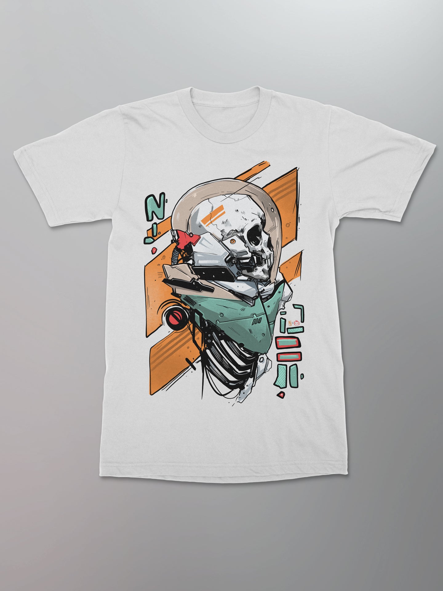 Ninja Jo - Space Skull Shirt [White]