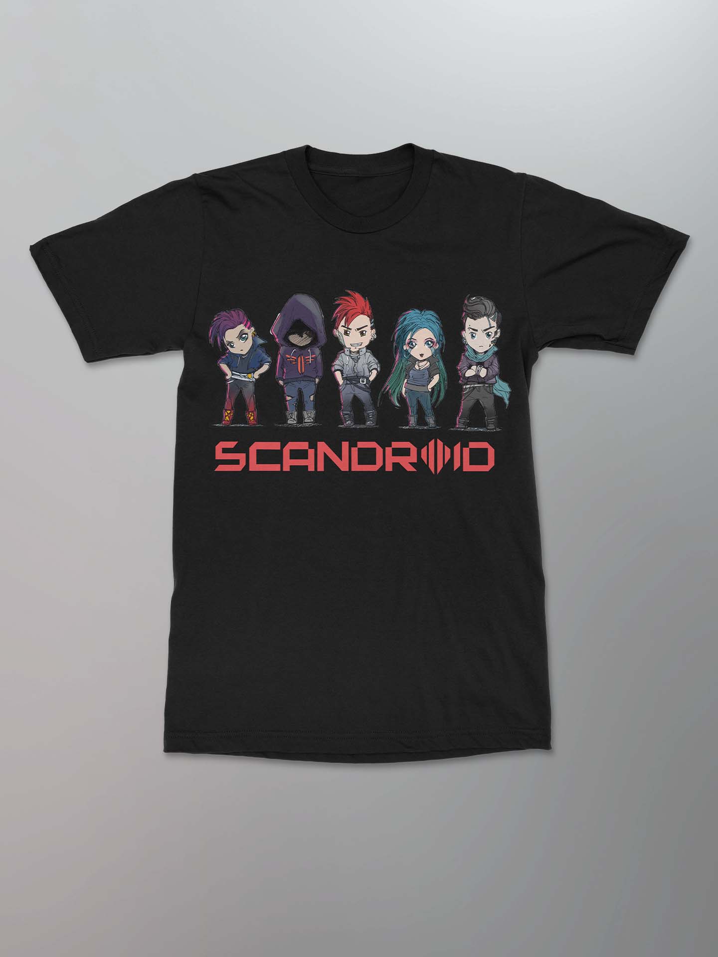 Scandroid - Chibi Shirt (Black)