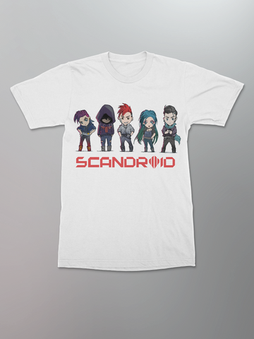 Scandroid - Chibi Shirt (White)
