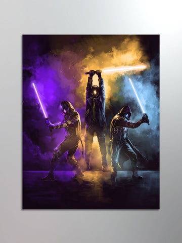 Void Chapter - Duel Of The Fates Canvas Art Print
